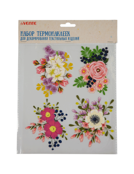 Kleebised termo deVENTE Flowers 22x18.7cm