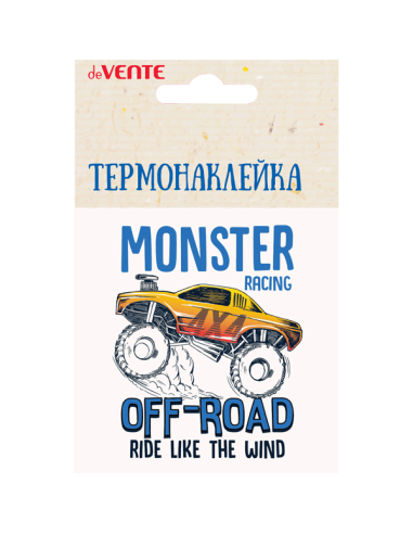 Kleebised termo deVENTE Monster off-road 18.7x23cm