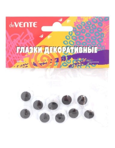 Silmad deVENTE 10tk ümarad 15mm valged