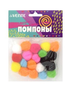 Karvapallid deVENTE 25mm 20tk assortii
