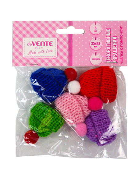 Dekoratiivsed elemendid deVENTE müts 35x43mm 5tk/pk