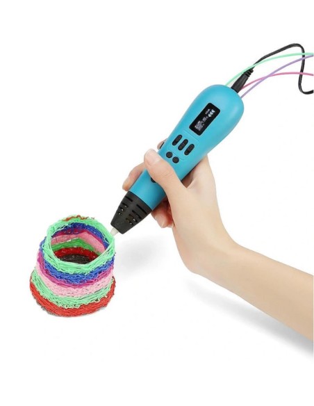 Multi-filament 3D printing pen Gembird 3DP-PEND3C-01, blue