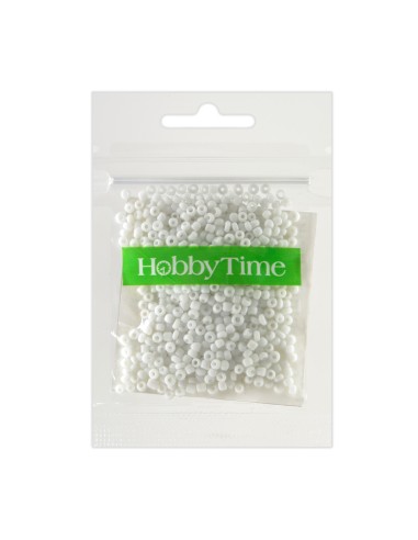 Beads, round, opaque matte, 2MM. 10G, white #1