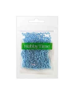 Helmed, ümmargused, läbipaistmatu matt, 2mm 10g, helesinine #3