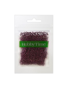 Helmed, ümmargused, läbipaistmatu matt, 2mm 10g, ploom #13
