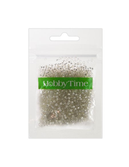 Beads, round, metallized, 2MM. 10G, silver color #1