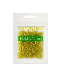 Helmed, ümmargused, metalliseeritud, 2mm 10g, kollane #9