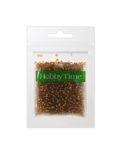 Beads, round, metallized, 2MM. 10G, brown #11