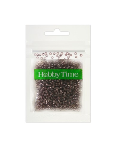 Helmed, ümmargused, metalliseeritud, 2mm 10g, lilla #12