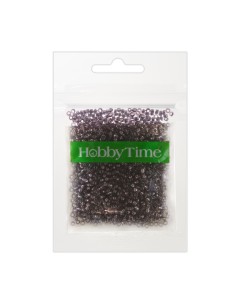 Beads, round, metallized, 2MM. 10G, lavader #14