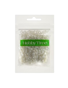 Helmed, ümmargused, pärl, pastelne 2mm 10g, valge #1