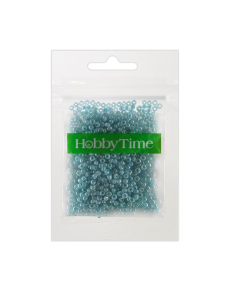 Helmed, ümmargused, pärl, pastelne 2mm 10g, helesinine #2