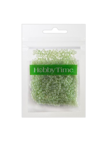 Helmed, ümmargused, pärl, pastell 2mm 10g, piparmünt #3