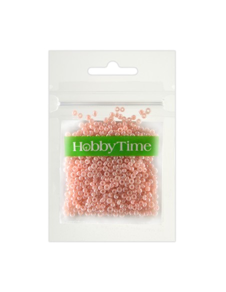 Helmed, ümmargused, pärl, pastell 2mm 10g, virsik #6