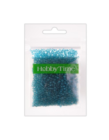 Helmed, ümmargused, matt 2mm 10g, türkiissinine #21