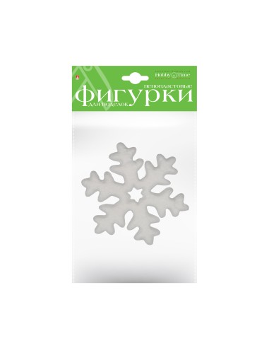 Styrofoam shapes for hobby.Snowflake Ø 100MM, 1pc