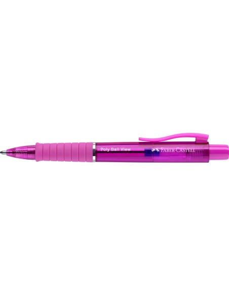 Ball pen Poly Ball View Electric Fuchsia