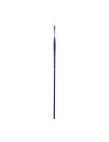 Paint Brush DELI 6pcs/opp bag;Flat brush；Hard nylon;Aluminum ferru Asst.