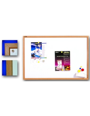 Valge magnettahvel 2x3 80x120cm, puitraamiga
