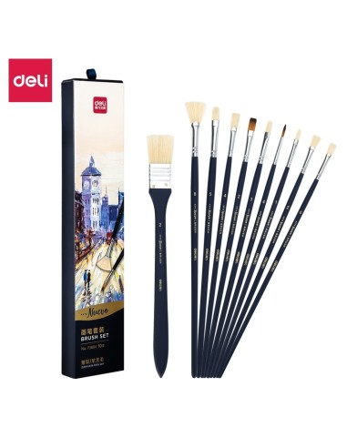 Pintslite komplekt DELI 10tk/pk blistris