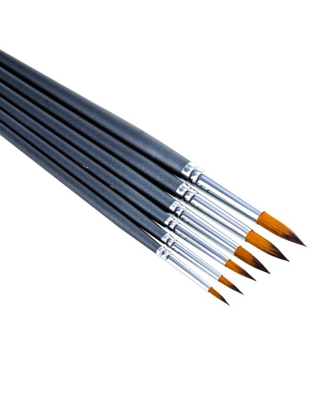 Brush Set Round head nylon wool GREY