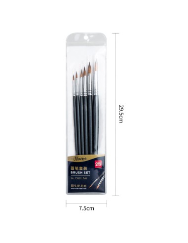 Brush Set Round head nylon wool GREY