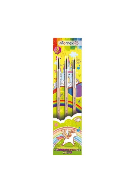 Pintslite komplekt Attomex 3tk/pk (nr 1,3,6)