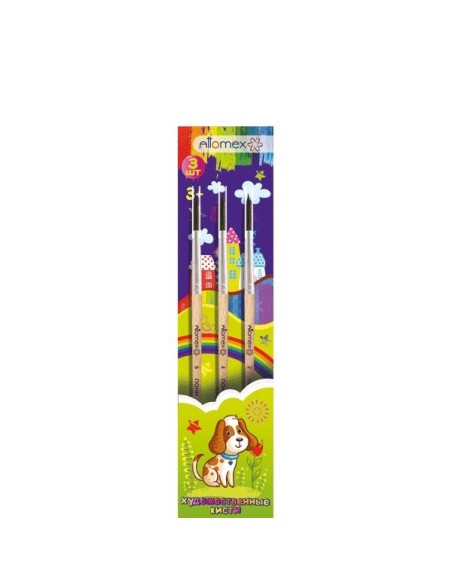 Pintslite komplekt Attomex 3tk/pk (poni nr 2,4,6)