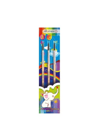 Pintslite komplekt Attomex 3tk/pk (orav nr 1,3,6)