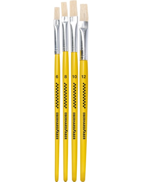 Pintslite komplekt EberhardFaber 4tk/blistris (lapik nr. 6,8,10,12)