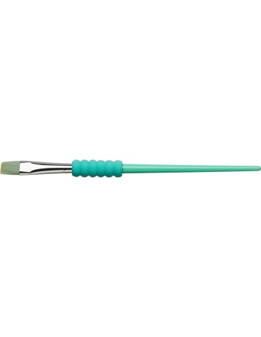 Faber-Castell Brush with soft touch grip area, 4 sizes on blister card