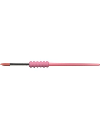 Faber-Castell Brush with soft touch grip area, 4 sizes on blister card