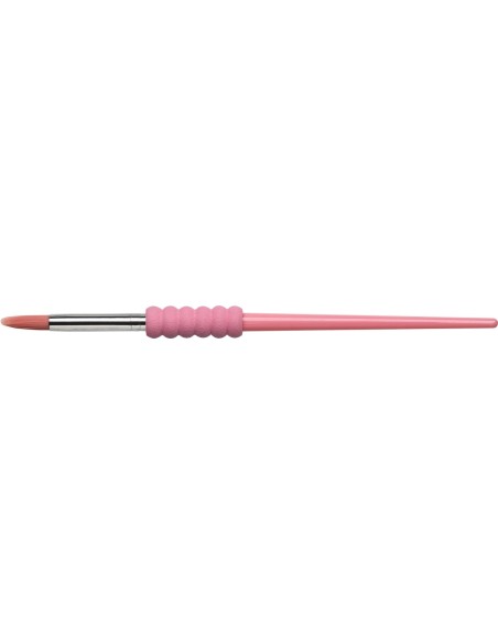 Faber-Castell Brush with soft touch grip area, 4 sizes on blister card