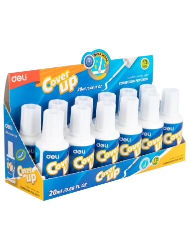 Korrektuurvärv DELI pintsliga 20ml