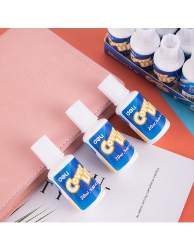 Korrektuurvärv DELI pintsliga 20ml