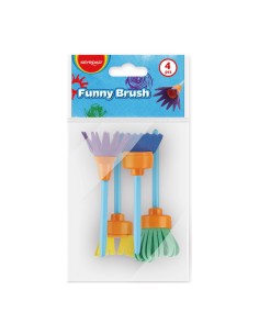Pintslite komplekt Keyroad Funny Brush 4tk/pk