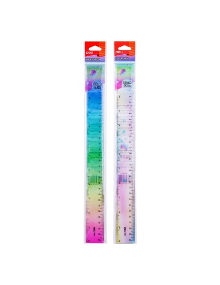 Ruler 30 cm, 12 inch Asst.