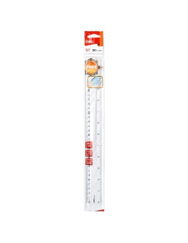 Joonlaud DELI Pioneer 30cm läbipaistev