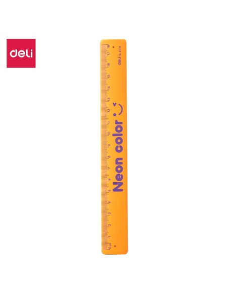 Ruler Deli 18cm assorted