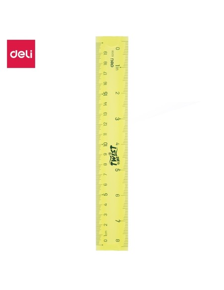 Ruler Deli 20cm assorted