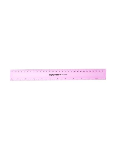 Ruler Deli 30cm assorted