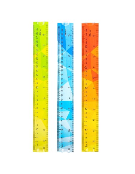 EcoPVC Flexible Ruler 30cm 3C