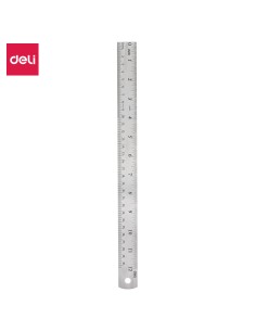 Steel Ruler 30cm SILVER