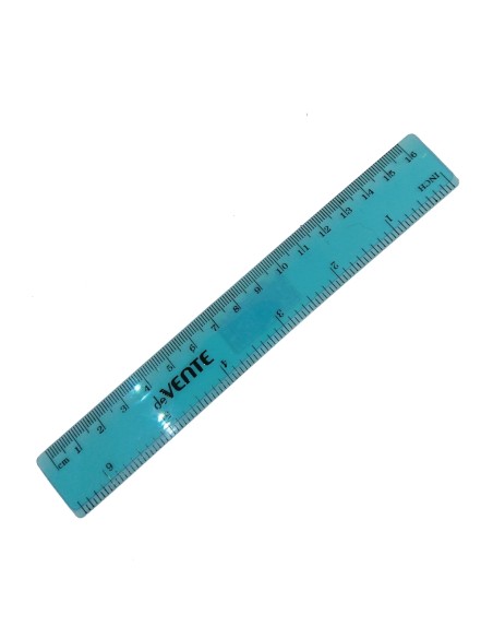 Ruler 16 cm, semitransparent