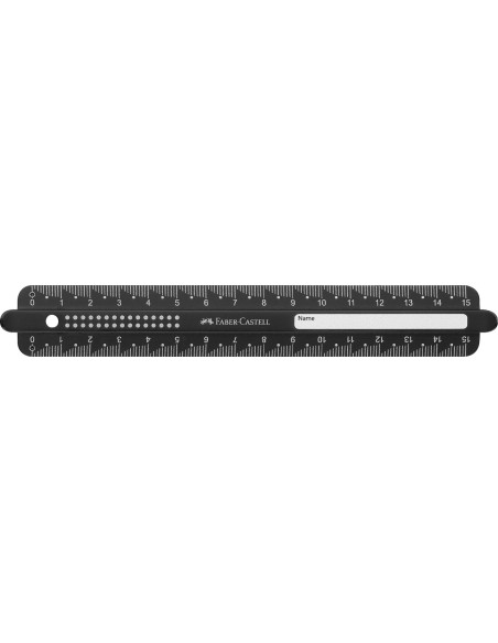 Ruler 15 cm Dots break-resistant