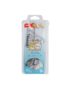 Ruler Set 4 PCS set(Ruler:15cm) ASST.