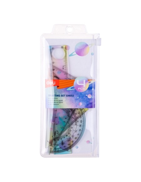 Ruler Set 4 PCS set(Ruler:15cm) Asst.