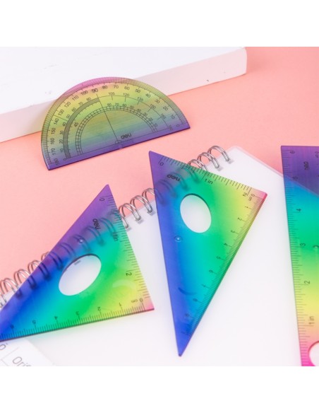 Ruler Set 4 PCS set(Ruler:15cm) Asst.