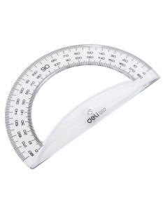 180 degree Protractor Easy-grab 12cm Transparent 2