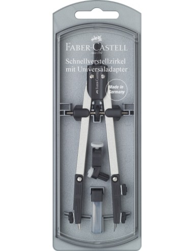 Sirkel Faber-Castell metallist universaalse adapteriga